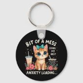 Ein bisschen Chaos, mein bestes Gefühl der Angst Schlüsselanhänger (Vorderseite)