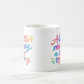 Ein bisschen chaotisch, viel versuchen - Tasse (Mittel)