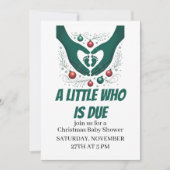 Ein bisschen, der dafür aufkommt einladung (Vorderseite)