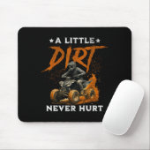 Ein bisschen Dreck hat lustige Quad-4-Rad-ATV-Fahr Mousepad (Mit Mouse)