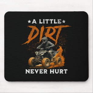 Ein bisschen Dreck hat lustige Quad-4-Rad-ATV-Fahr Mousepad