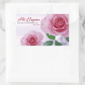 "Ein bisschen Duft" Inspiration Zitat Rechteckiger Aufkleber (Tasche)