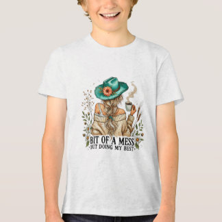 Ein bisschen Durcheinander, aber mein Bestes tun Tri-Blend Shirt