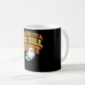 Ein bisschen ein großer Dill-Geist Halloween Kaffeetasse (VorderseiteRechts)