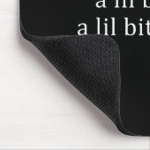 Ein bisschen emo, ein bisschen yeehaw lustiger Spr Mousepad (Ecke)