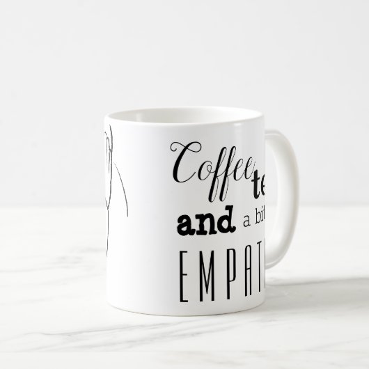 Ein bisschen Empathy Classic Tasse (VorderseiteRechts)