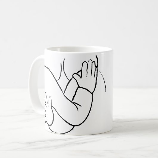 Ein bisschen Empathy Classic Tasse (Vorderseite Links)