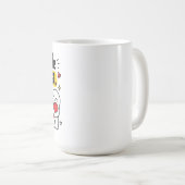 Ein bisschen Extra, aber alles Liebe Süßes Design Kaffeetasse (VorderseiteRechts)
