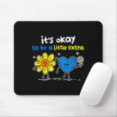 ein bisschen extra zu sein Welt Down-Syndrom-Bewus Mousepad (Mit Mouse)