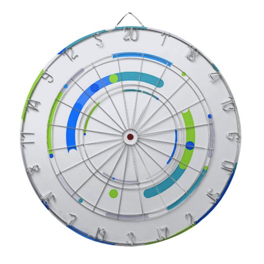 „Ein bisschen Farbe“ Dartboard Dartscheibe (vorne)