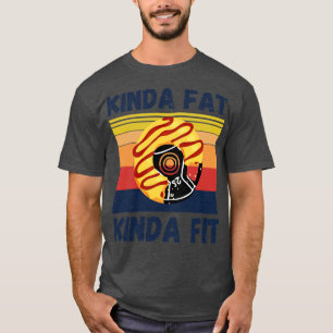 Ein bisschen fett, ein bisschen fit Muskeln Lustig T-Shirt