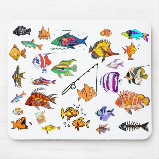 Ein bisschen fischartig mousepad (Vorne)
