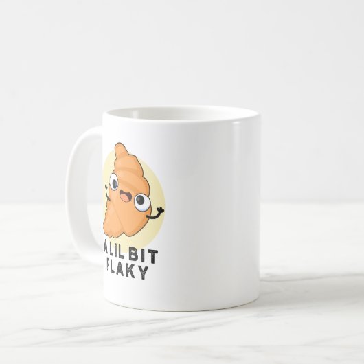 Ein bisschen flackiger, sonniger Croissant Patisse Kaffeetasse (Vorderseite Links)