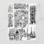 Ein bisschen Frankreich Postkarte (Vorderseite)