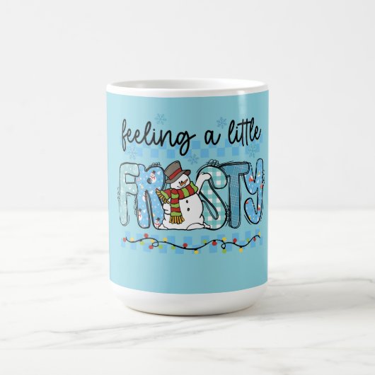 Ein bisschen frostig fühlen kaffeetasse (Mittel)