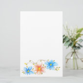 Ein bisschen Frühjahrs-Schreibwaren Briefpapier (Stehend Vorderseite)
