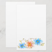 Ein bisschen Frühjahrs-Schreibwaren Briefpapier (Vorne/Hinten)