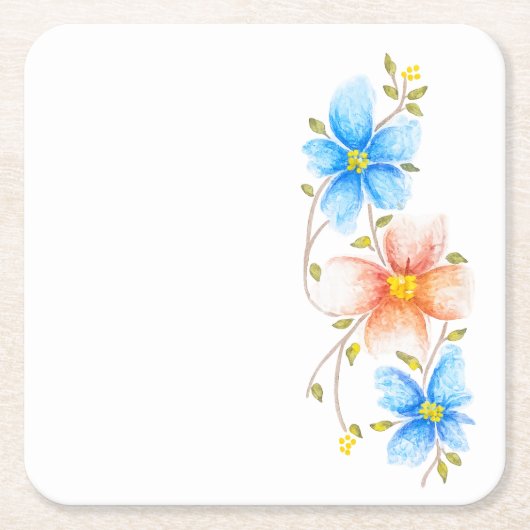Ein bisschen Frühling Rechteckiger Pappuntersetzer (Vorderseite)