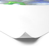 Ein bisschen Frühlingsmarine PRINT Blume Poster (Ecke)