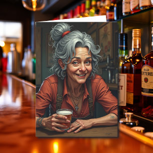 Ein bisschen Geburtstagshumor für die Frau, die tr Karte