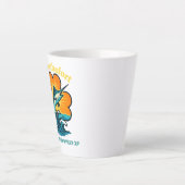 Ein bisschen Glück in jeder Latte-Tasse Milchtasse (Vorderseite)