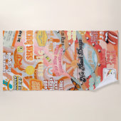 Ein bisschen Glück Strandtuch (Vorderseite)