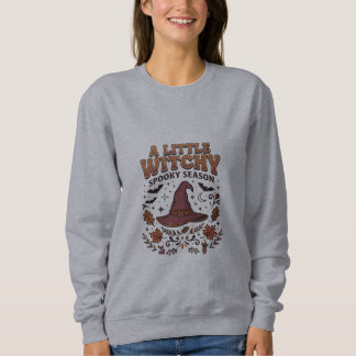 Ein bisschen Hexen-Vintage-Halloween-Hexenhut Sweatshirt