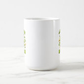 Ein bisschen highrish lustige irische Blatt-Vibes Kaffeetasse (Mittel)