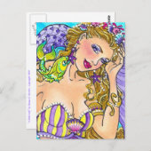 Ein bisschen Hilfe Postkarte (Vorne/Hinten)