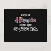 Ein bisschen Hippie und ein bisschen Gangster Musi Postkarte (Vorderseite)