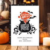 Ein bisschen Hocus Pocus Niedliche Halloween-Klass Einladung