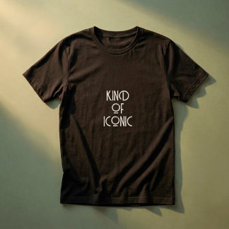 Ein bisschen ikonisches Lustiges Trendiges Minimal T-Shirt