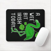 Ein bisschen irisch heute | Lucky Flamingo | Flami Mousepad (Mit Mouse)