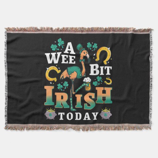 Ein bisschen irisch heute | St. Patrick's Day Flam Decke (Vorderseite)