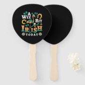 Ein bisschen irisch heute | St. Patrick's Day Flam Fächer (Vorne und Hinten)