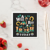 Ein bisschen irisch heute | St. Patrick's Day Flam Serviette (Beispiel)