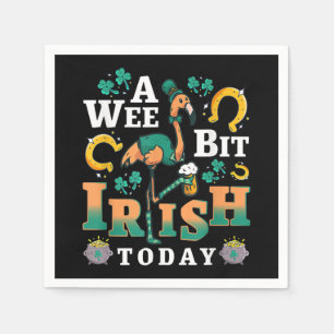 Ein bisschen irisch heute   St. Patrick's Day Flam Serviette