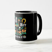 Ein bisschen irisch heute | St. Patrick's Day Flam Tasse (VorderseiteRechts)