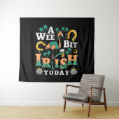 Ein bisschen irisch heute | St. Patrick's Day Flam Wandteppich (Beispiel (Horizontal))