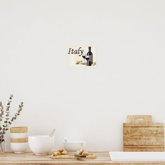 Ein bisschen Italien Poster (Küche)