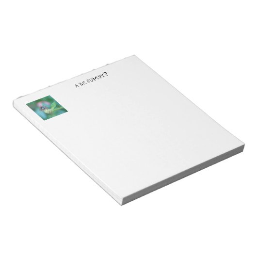 Ein bisschen Jumpy?! Notizblock (angewinkelt)