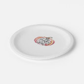 ein bisschen Kürkin ist auf ihrem Way Classic T -  Pappteller (Schrägansicht)