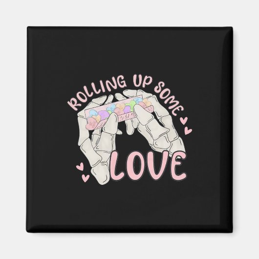 Ein bisschen Liebe zum Valentinstag rollen Magnet (Vorne)