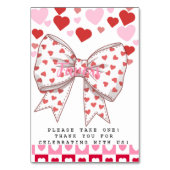 Ein bisschen Liebhaber von Sweetheart Tischnummer (Vorderseite)