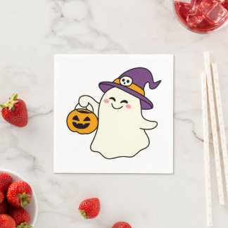 Ein bisschen Magie macht jedes Halloween unvergess Serviette