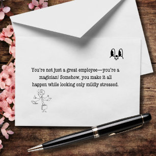 Ein bisschen Magie und eine Menge Talent Dankeskarte