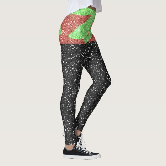 Ein bisschen mehr Pop-Mode-Leggings Leggings (Rechts)