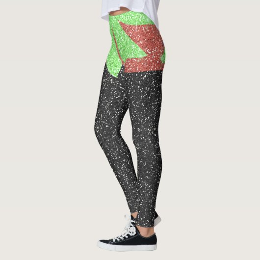 Ein bisschen mehr Pop-Mode-Leggings Leggings (Links)
