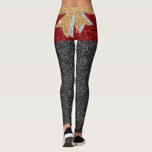 Ein bisschen mehr Pop-Mode-Leggings Leggings (Rückseite)