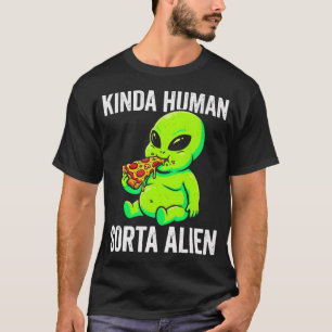 Ein bisschen Mensch, irgendwie Alien, lustiger, di T-Shirt